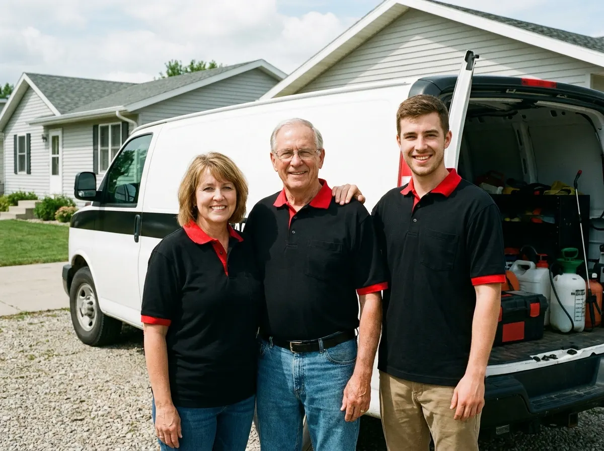 Trivano Bug Response pest control services team in Fargo, ND